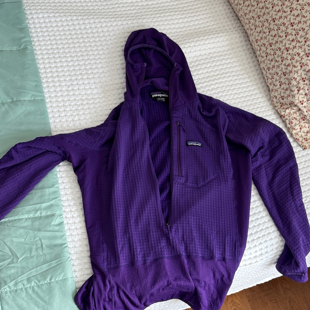 Patagonia Vibrant Purple Full-Zip Hoodie